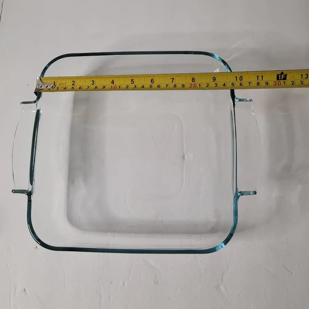 Versatile Heavy Glass Square Baking Dish 10x10 Oven Safe